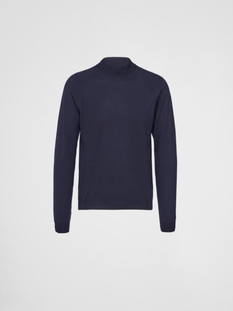 Prada Worsted wool turtleneck sweater