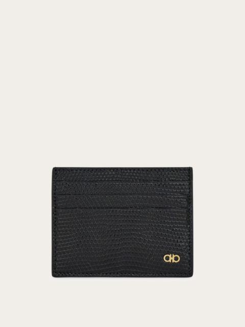 FERRAGAMO Gancini credit card holder