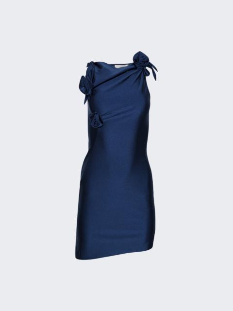 COPERNI Mini Flower Dress Blue Isola