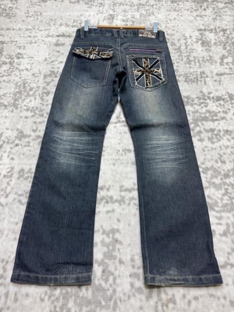 Hysteric Glamour Ba-tsu Studio Union Jack Pocket Distressed Straight Denim