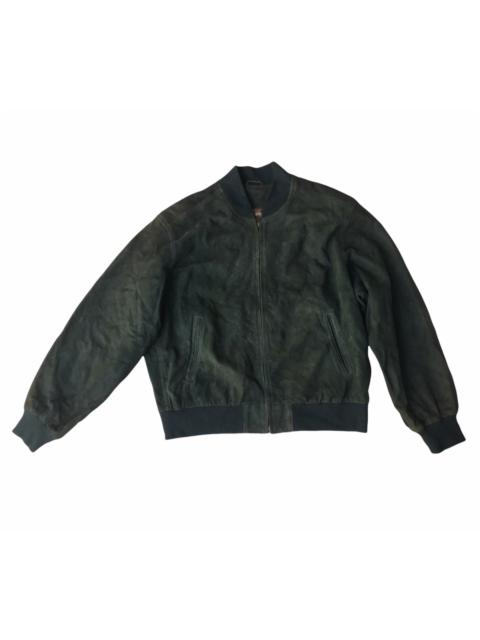 Other Designers Coach - Vintage Coach Suede Leather Varsity Bomber Jacket