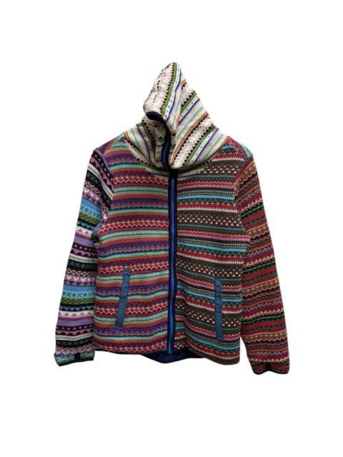 Other Designers Unbranded Knit Native Colorblock Fullzipper Sweater Hoodie
