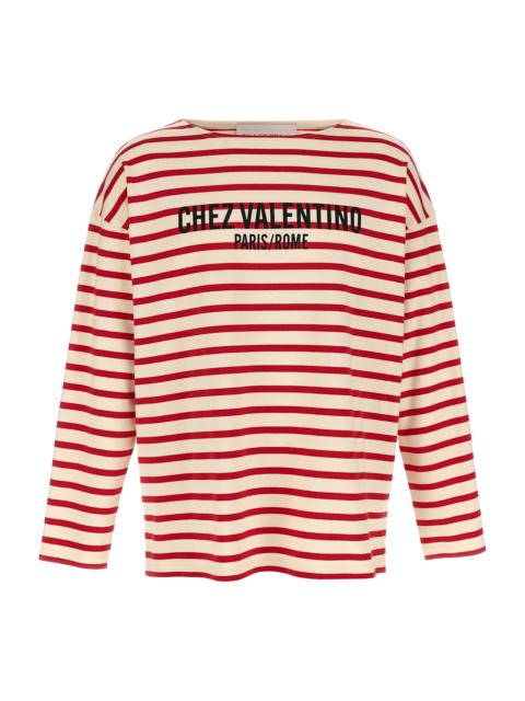 Valentino Embroidered Cotton T-shirt | italist | REVERSIBLE