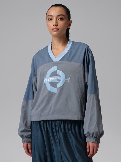 Jordan Jordan Brooklyn Women's Woven Long-Sleeve Graphic Pullover