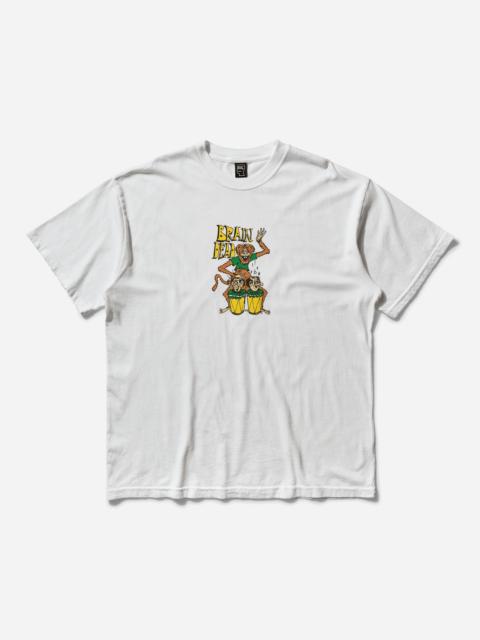 BRAIN DEAD Men's Bongo Brain T-Shirt White