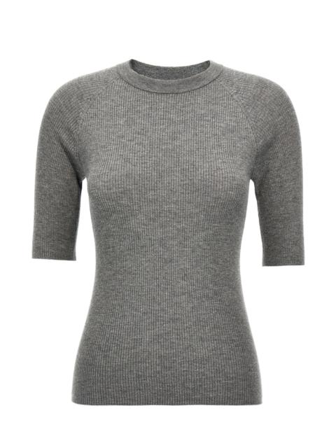 Brunello Cucinelli Lurex ribbed sweater