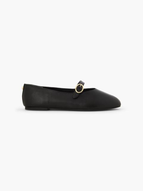 Stuart Weitzman Kyra leather Mary Jane flats