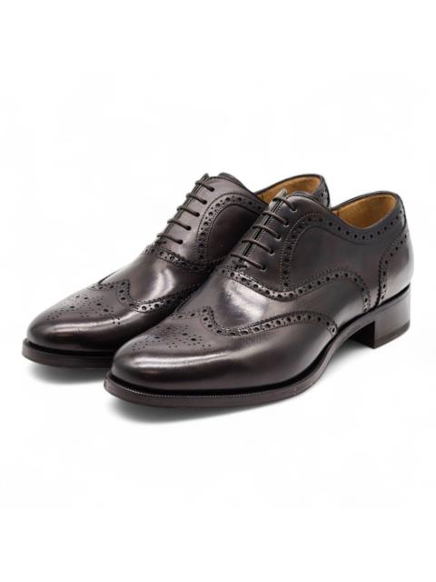 Brogue Leather Oxford Shoes Dark Brown EU 41 US 8 NIB $1295
