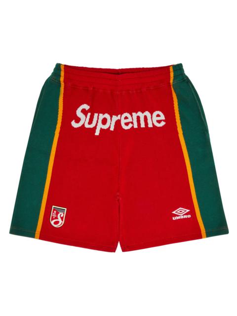 Supreme Supreme x Umbro Knit Soccer Short 'Red'