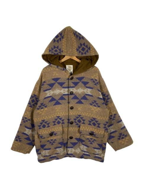 Other Designers Vintage - Vintage 90s Belle Paules Native Aztec Wool Jacket Hoodie