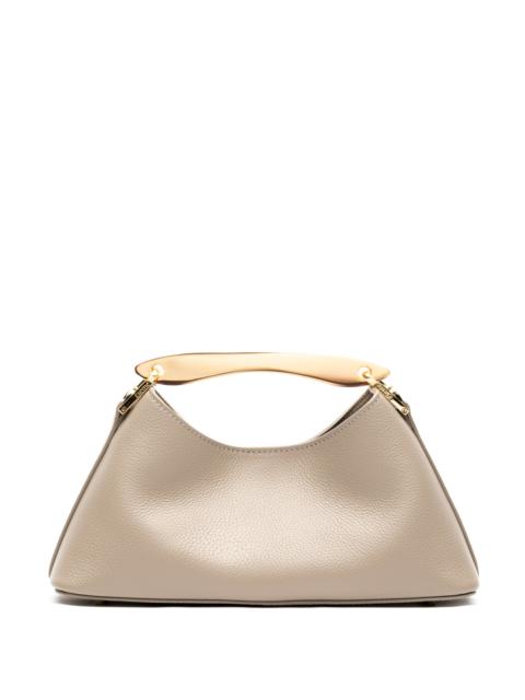 Elleme Mini Boomerang Pebbled Leather Taupe - Gold