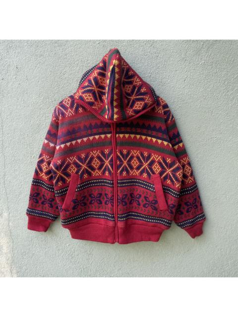 Other Designers Japanese Vintage Native Tribal Design Zipper Hooded Jacket