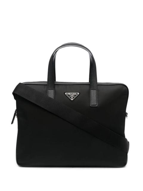 Prada Prada Men Cartella Re-Nylon E Saffiano