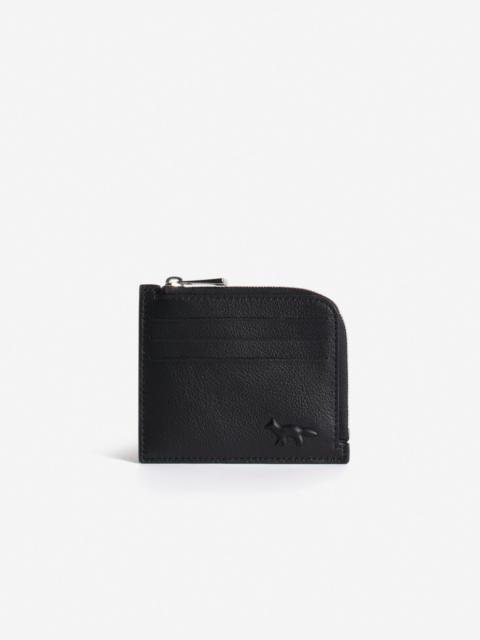 Maison Kitsuné PROFILE FOX ZIPPED CARDHOLDER