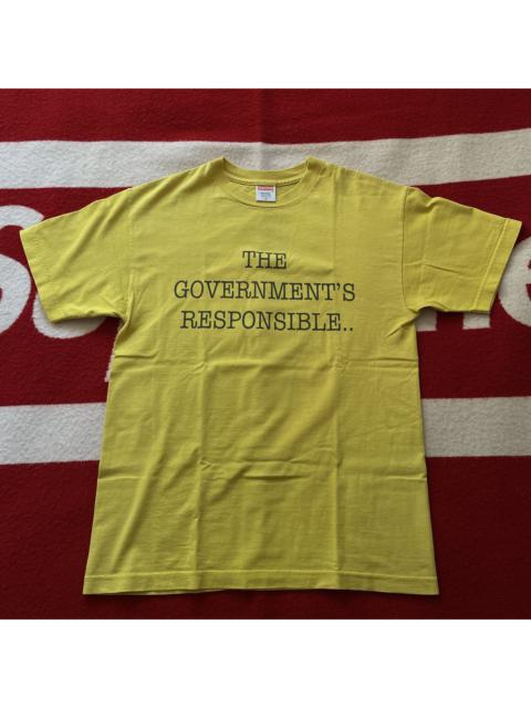 Supreme Supreme x Public Enemy - THE GOVERNMENT'S RESPONSIBLE Tee 06