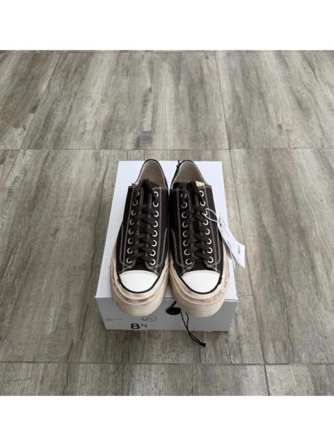 visvim VISVIM SKAGWAY LO G.PATTEN — Japanese Okayama Canvas Distressed Platform Sneakers