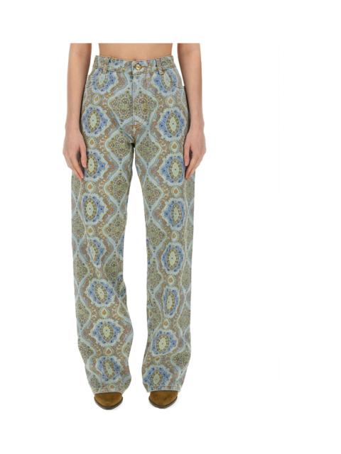Etro Jeans Con Stampa Paisley