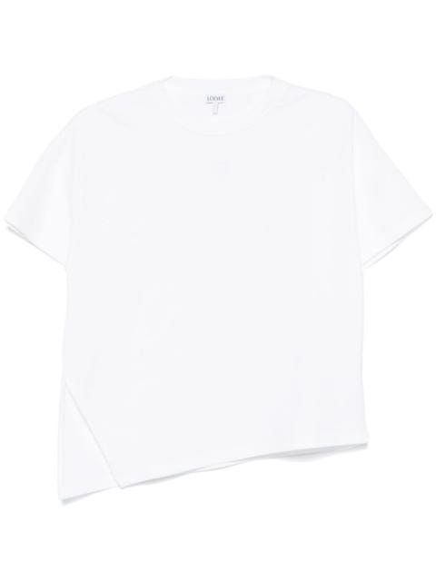 Loewe Loewe Women Asymmetric Cotton T-Shirt