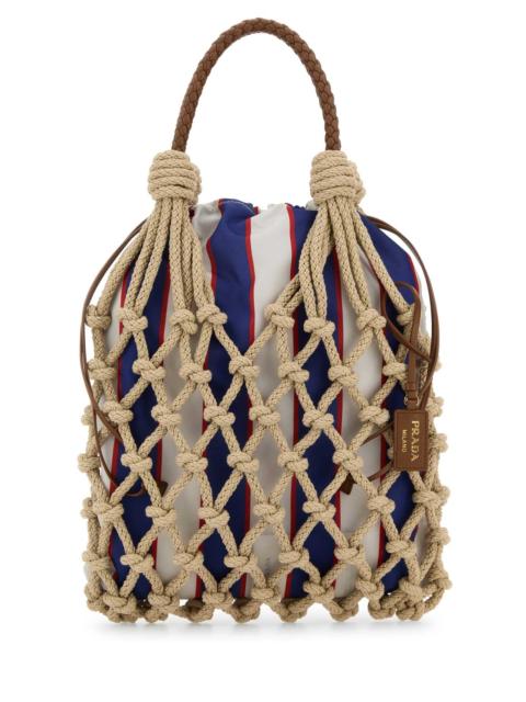 Prada Prada Women Beige Mesh Handbag