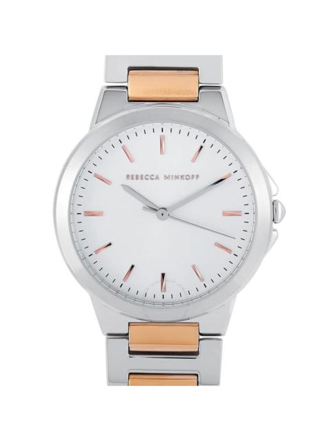 Other Designers Rebecca Minkoff Cali Quartz Silver White Dial Ladies Watch 2200324