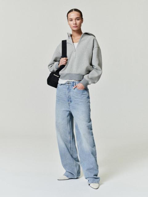 ESSENTIALS Womens Straight Leg Denim Jeans