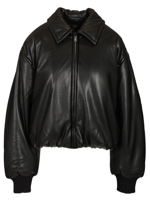 Acne Studios Acne Studios Women Bomber Jacket Crafted From Faux Leather