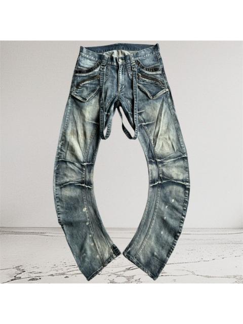 Other Designers PPFM J-Cut Punk Riot Flared Denim / ifsixwasnine
