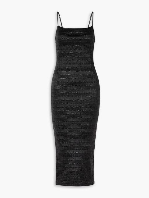 Nanushka Barra shirred OKOBOR™ midi dress