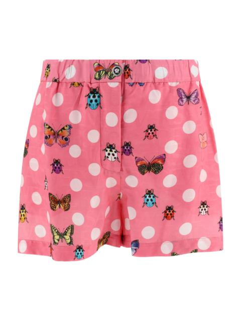 VERSACE Silk Blend Shorts