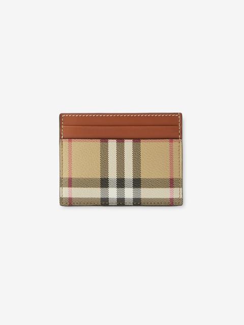 Burberry Check Card Case
