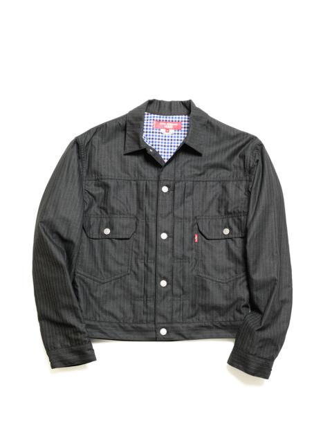 Junya Watanabe MAN Ester Viscose Stripe 2nd Jacket - Collaborated with Levi's - WQ-J210-051
