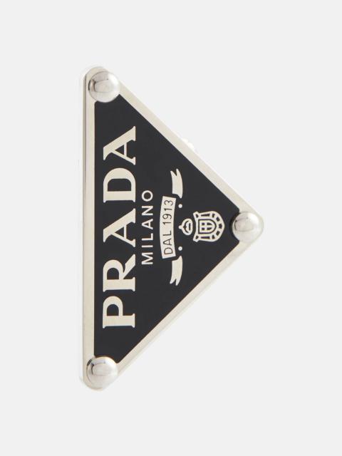 Prada Logo clip-on single earring