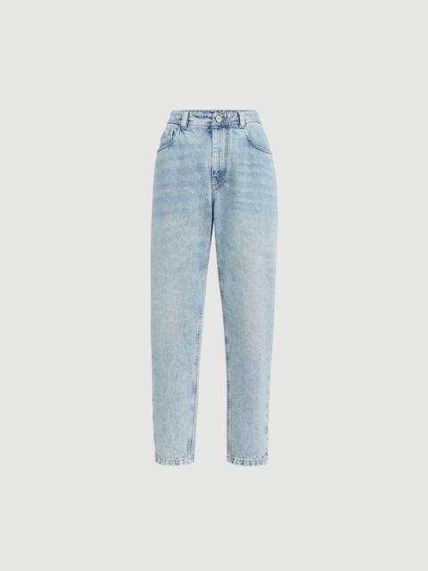 Brunello Cucinelli Authentic denim baggy tapered trousers