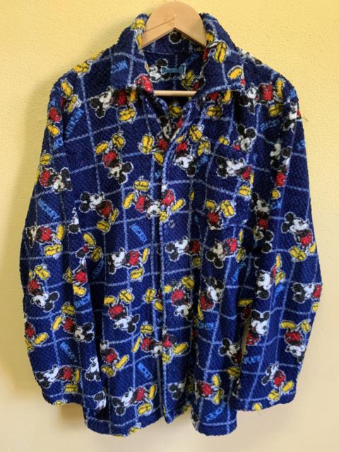 Other Designers Mickey Mouse - VINTAGE MICKEY MOUSE FULL PRINT FLEECE