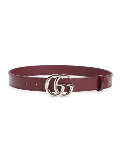 GUCCI Gucci 3 Cm Gg Gold Belt Women