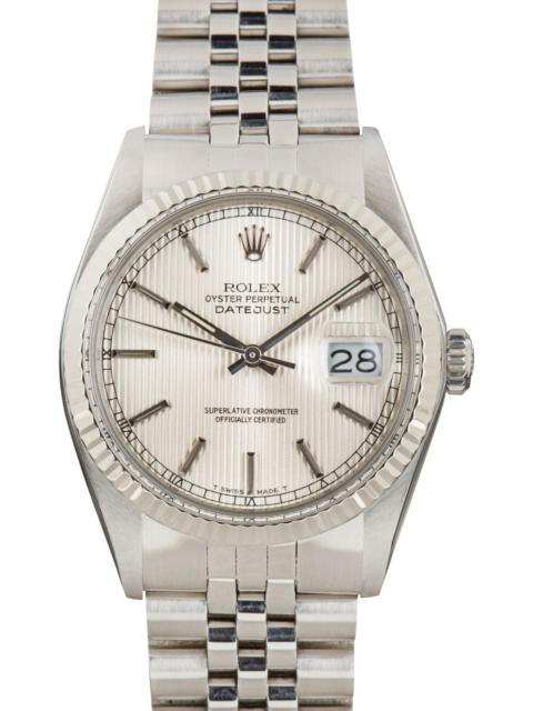 ROLEX Rolex Datejust 16014 Silver Tapestry Dial