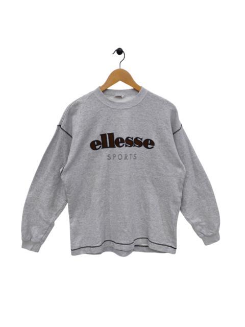 Other Designers Ellesse × Vintage - Vtg Ellesse Embroidered Sweater Medium