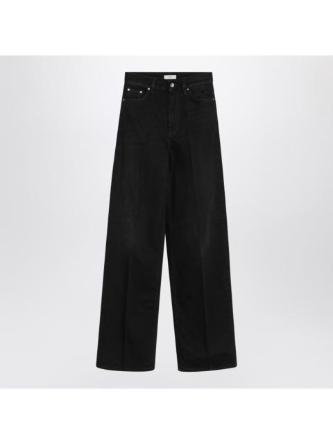 TOTEME Toteme Black Trousers In Organic Cotton Women