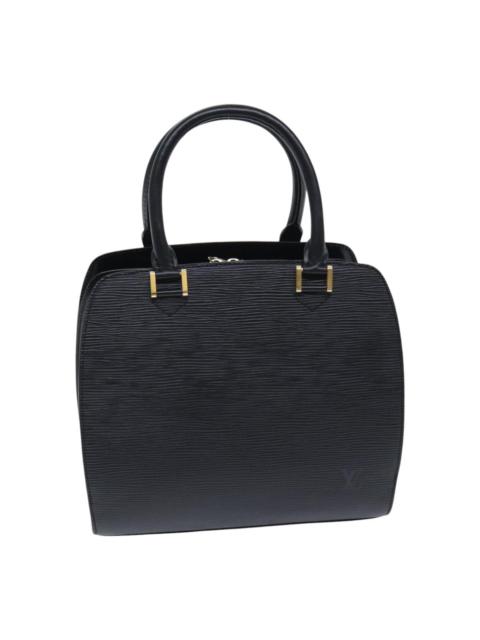 LOUIS VUITTON Epi Pont Neuf Hand Bag Black M52052