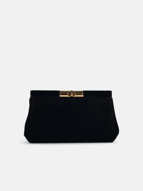 BLACK VELVET SHOULDER STRAP