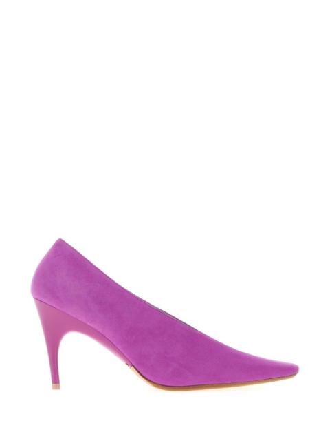 BALENCIAGA Balenciaga Women Purple Suede Duchesse 90 Pumps