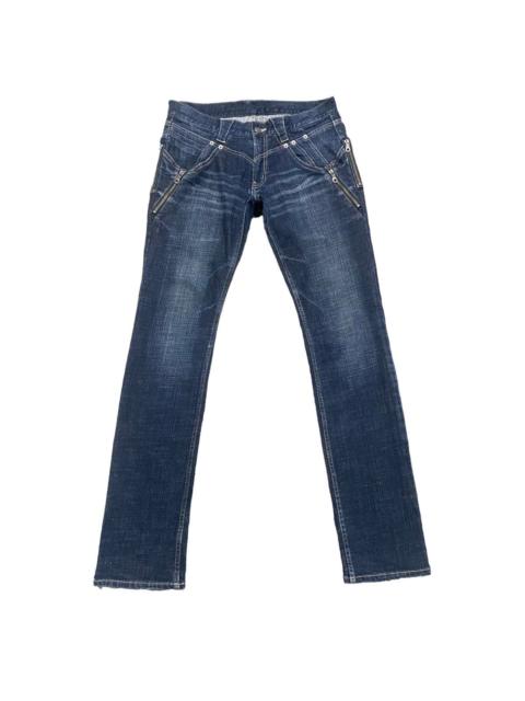 PPFM PPFM Cyber Denim Skinny Jeans Zipper