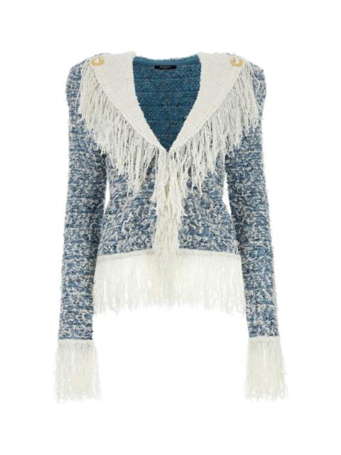 Balmain Balmain Women Embroidered Tweed Cardigan