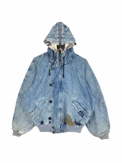 Other Designers Vintage Edwin Outdoor Life Denim Jacket Hoodie