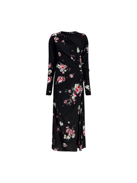 Proenza Schouler TRUDIE PRINTED SILK DRESS