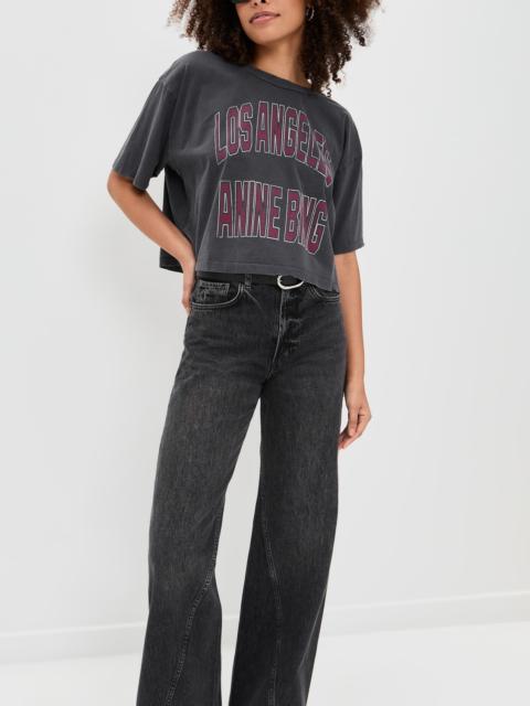 ANINE BING Johnny Cropped Tee