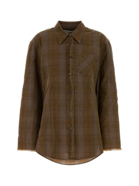 Our Legacy Brown cotton Daisy shirt