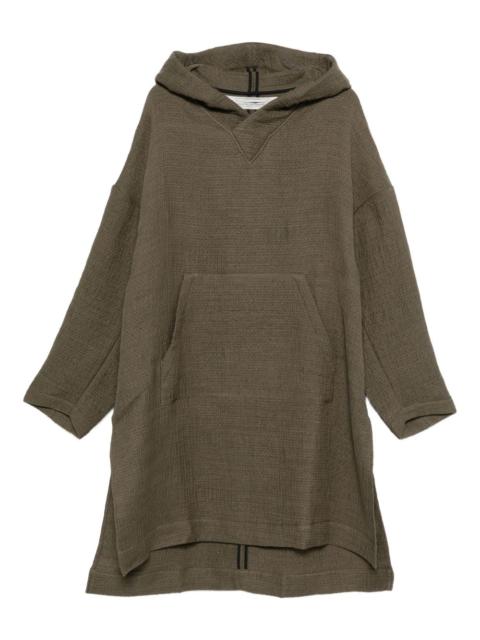 individual sentiments hooded long-sleeved coat