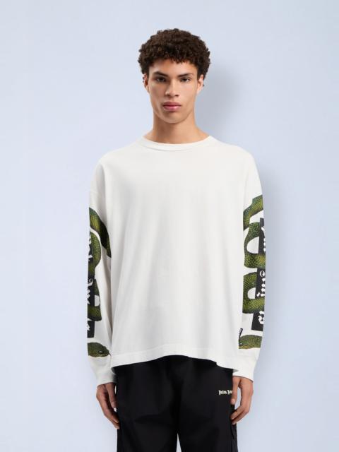 Palm Angels Snake Box Logo Long Sleeve T-Shirt