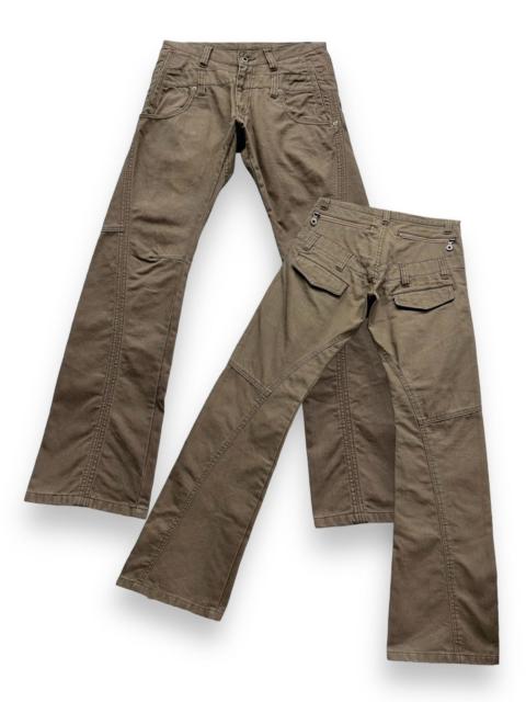 Other Designers Issey Miyake × Tete Homme × Vintage - RARE🔥DE PLUS TETE HOMME Double Waist Sun Faded Brown Flare